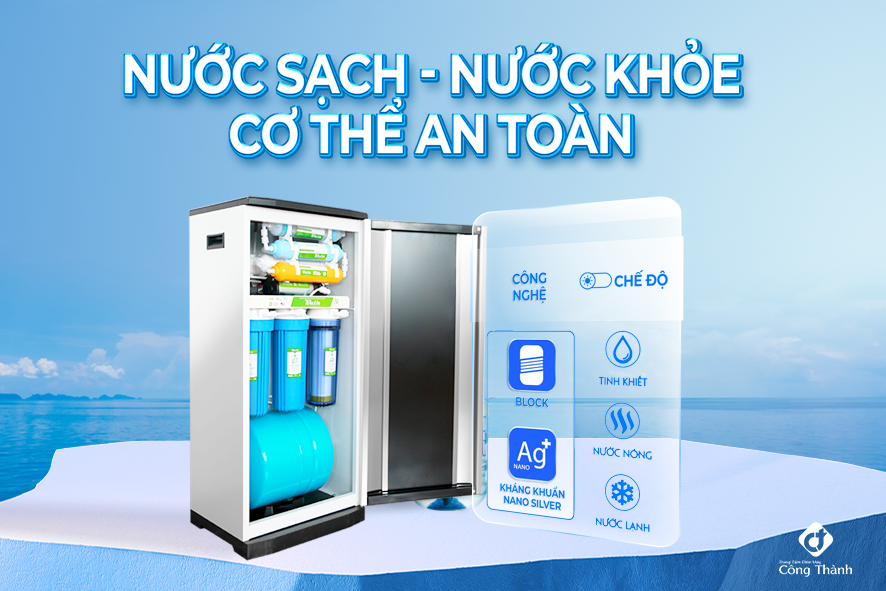 Chuẩn nước sạch - nước khỏe an toàn cho cơ thể