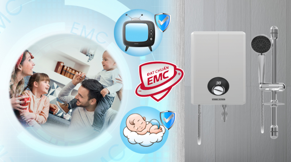 Máy nước nóng Stiebel Eltron - Chống giật - Chống thấm nước - Tiết kiệm điện năng