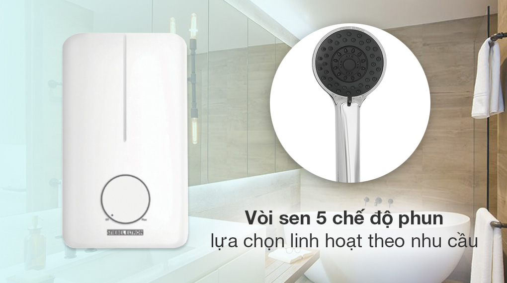 Máy nước nóng Stiebel Eltron - Chống giật - Chống thấm nước - Tiết kiệm điện năng
