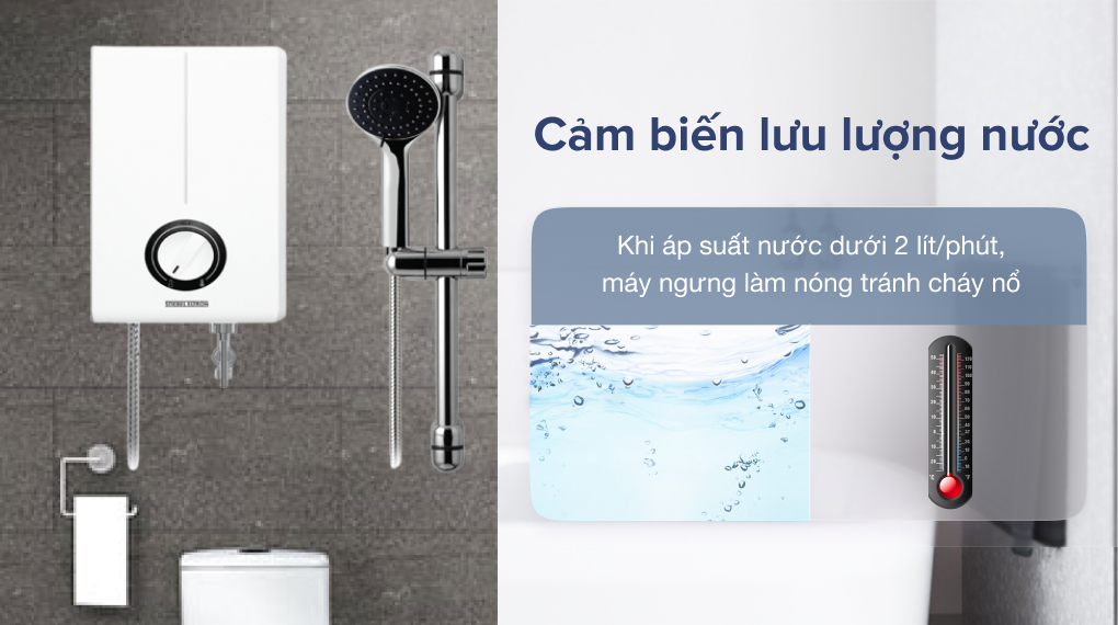 Máy nước nóng Stiebel Eltron - Chống giật - Chống thấm nước - Tiết kiệm điện năng