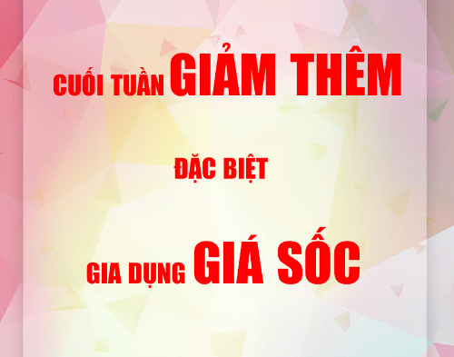Cuối tuần giảm thêm