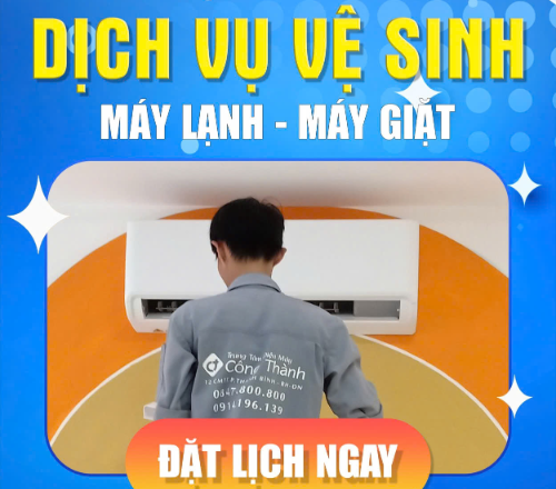 Vệ sinh máy lạnh, máy giặt