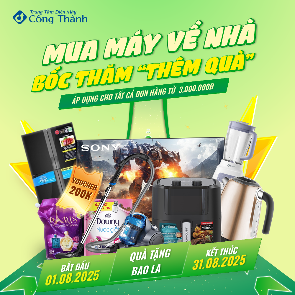 MUA MÁY VỀ NHÀ - BỐC THĂM THÊM QUÀ