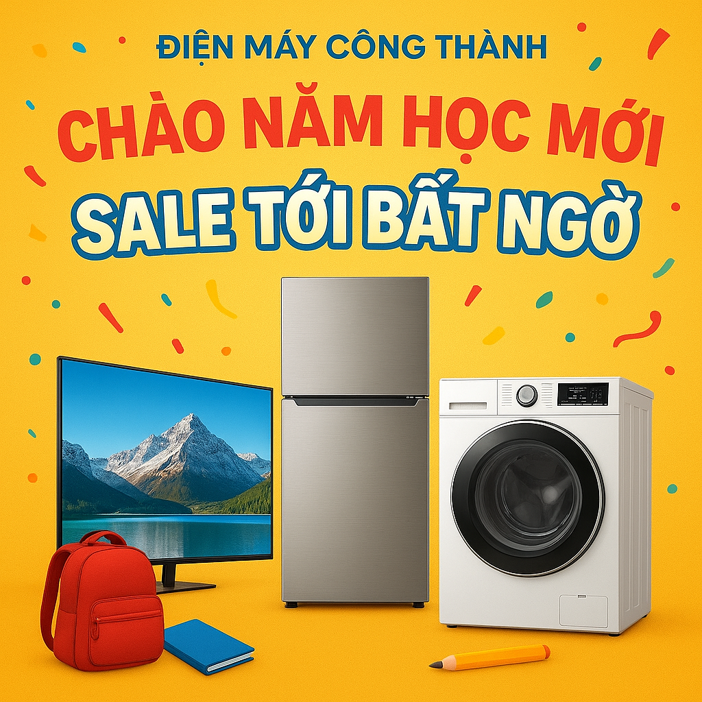 Chào năm học mới - Sale tới bất ngờ 