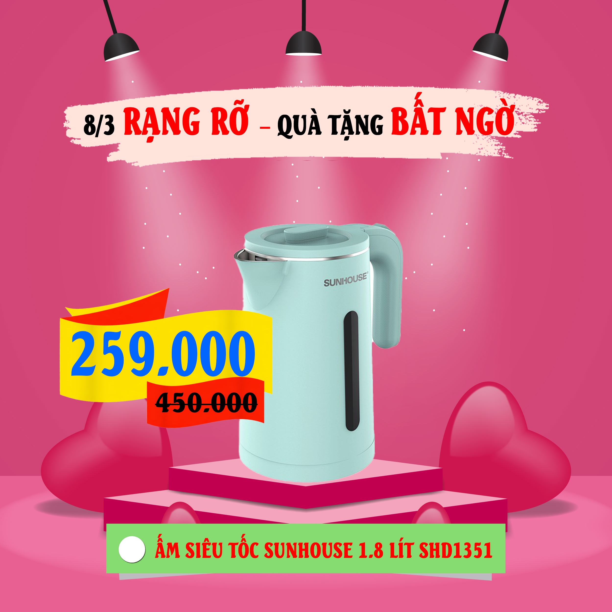 8-3 rạng rỡ - qu&agrave; tặng bất ngờ