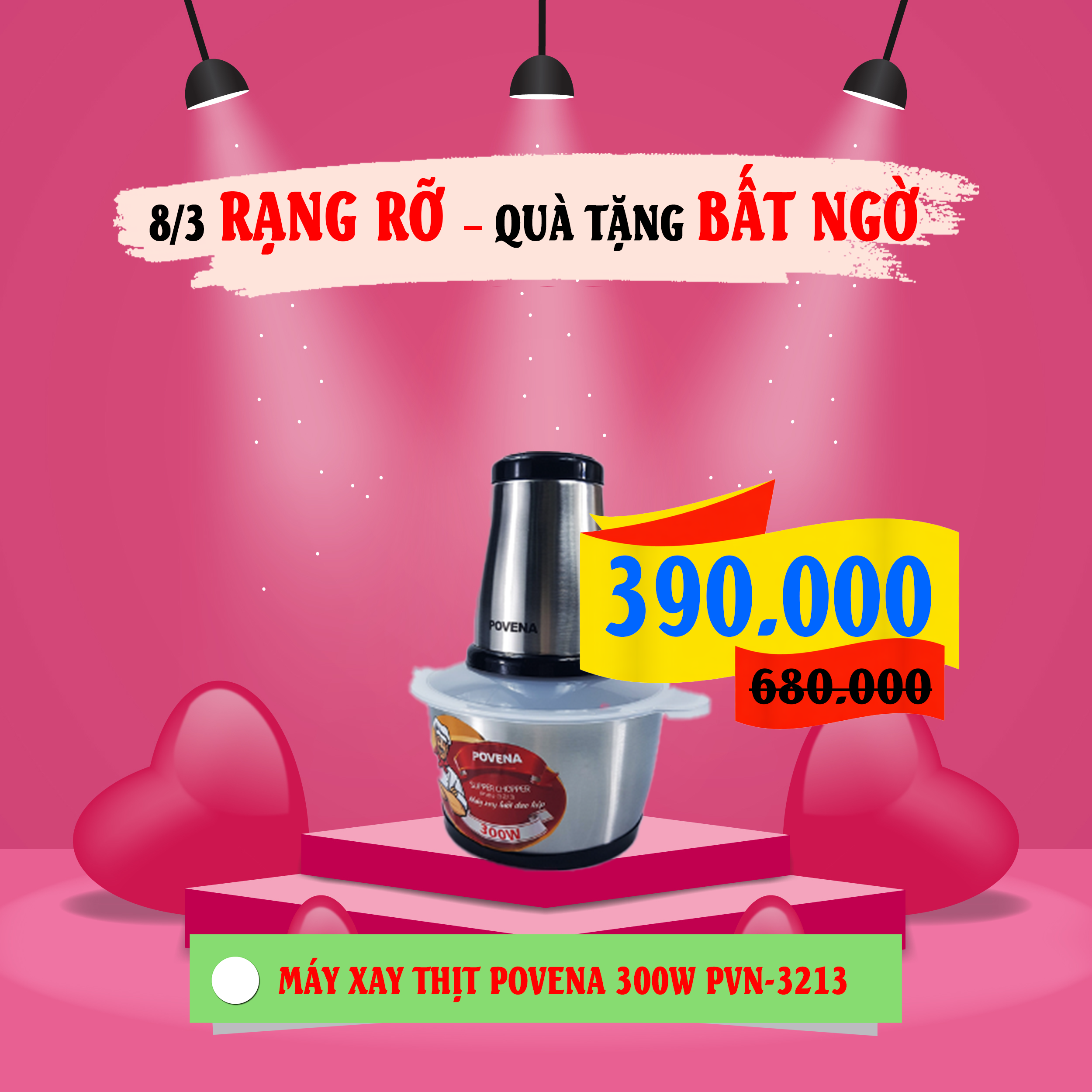 8-3 rạng rỡ - qu&agrave; tặng bất ngờ