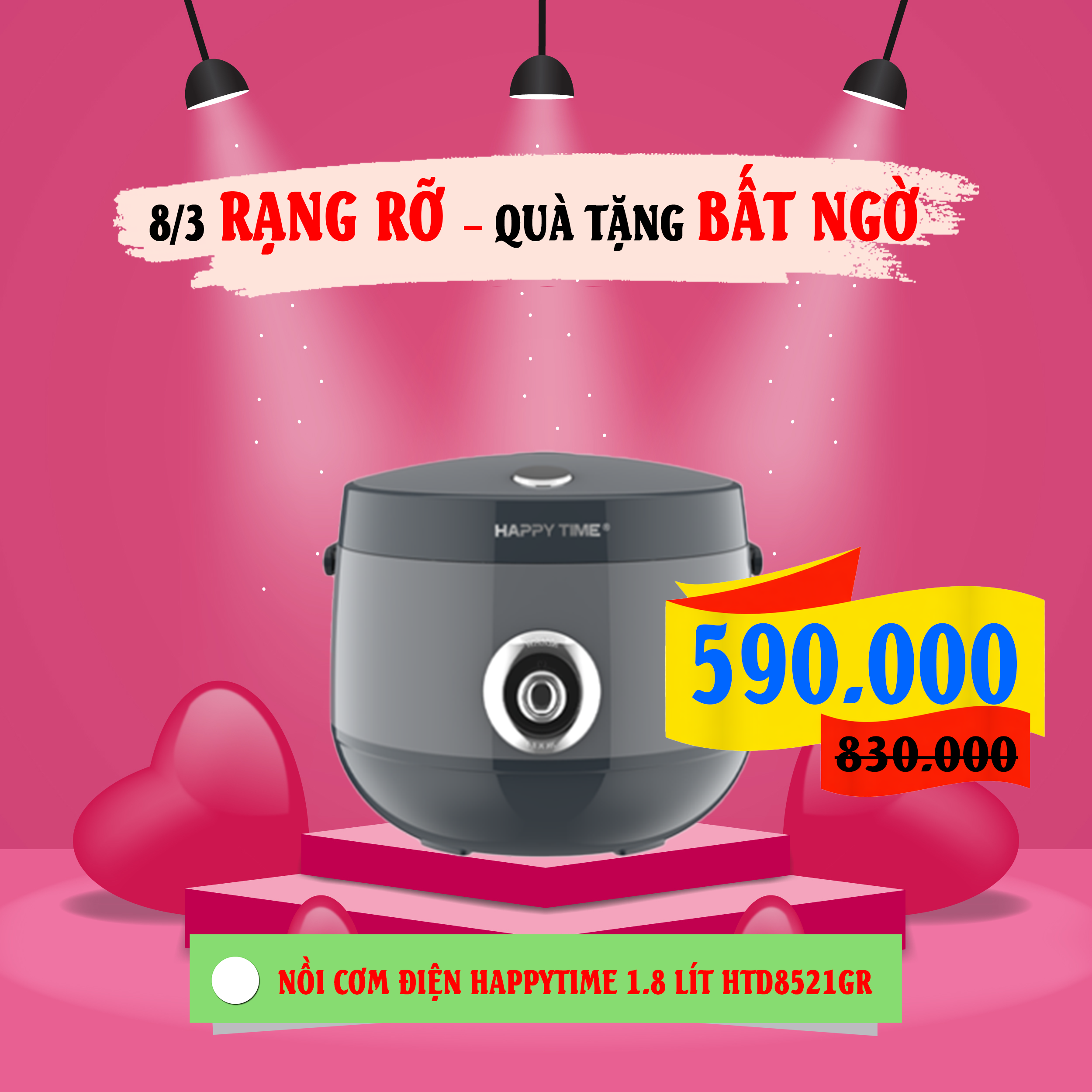 8-3 rạng rỡ - qu&agrave; tặng bất ngờ