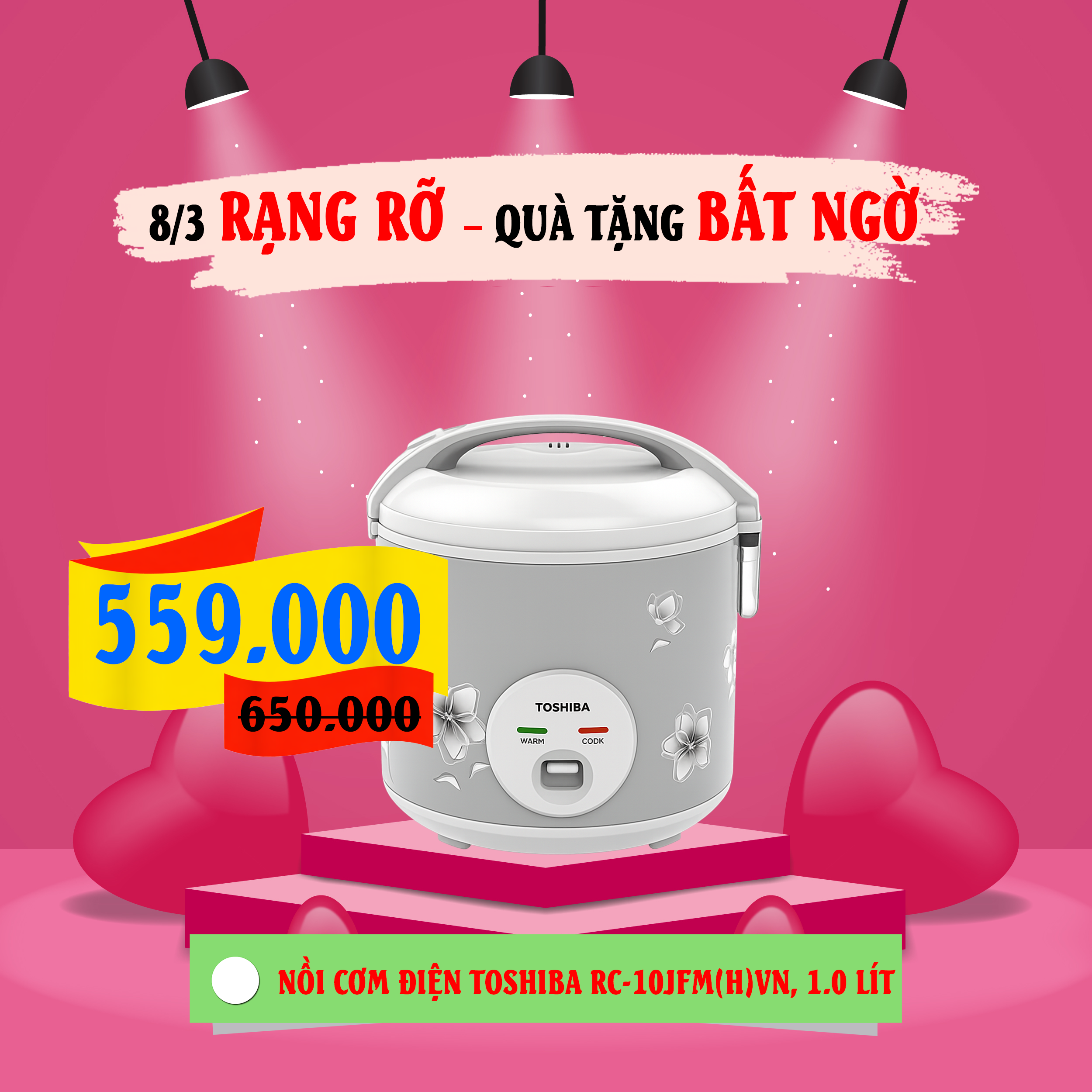 8-3 rạng rỡ - qu&agrave; tặng bất ngờ