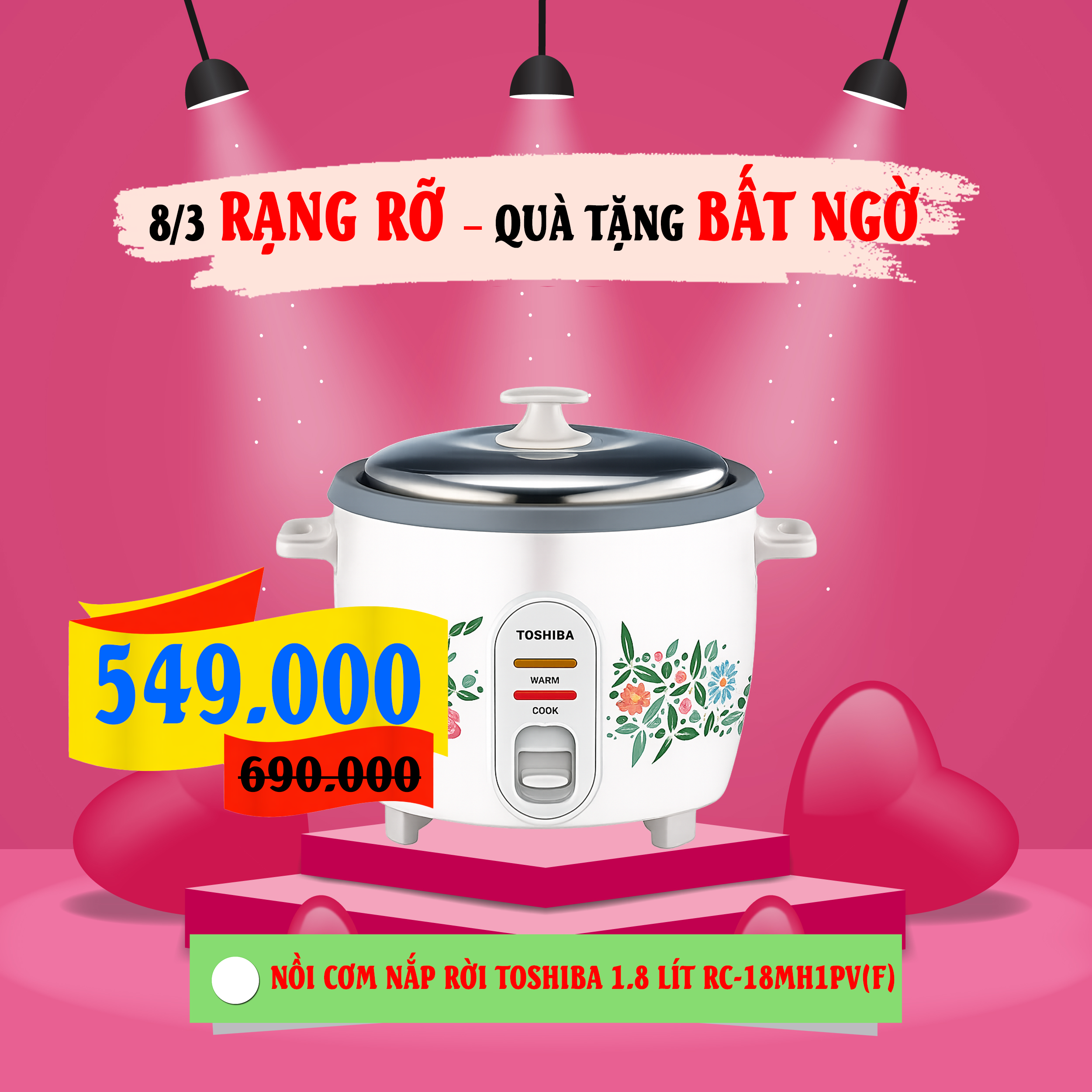 8-3 rạng rỡ - qu&agrave; tặng bất ngờ