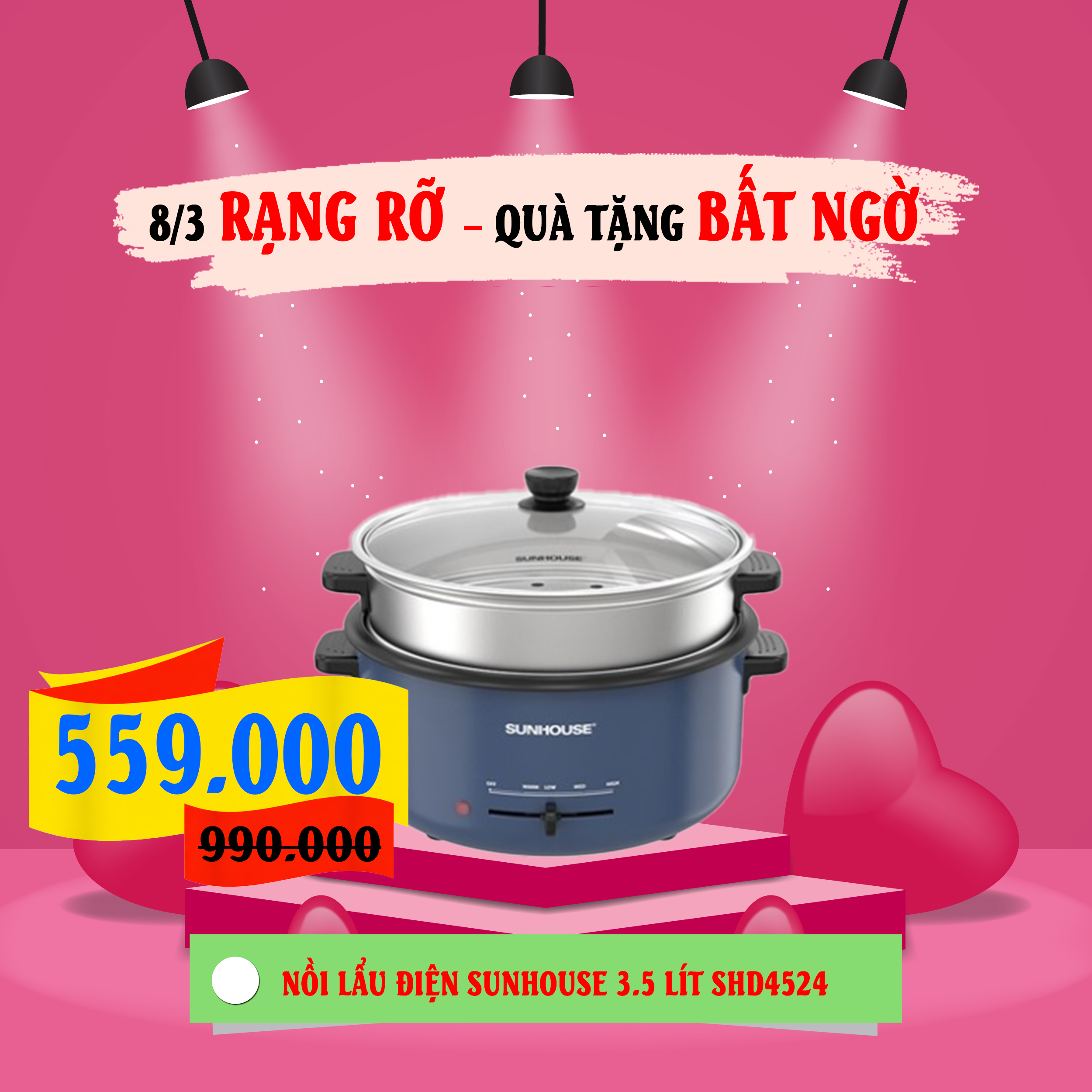 8-3 rạng rỡ - qu&agrave; tặng bất ngờ