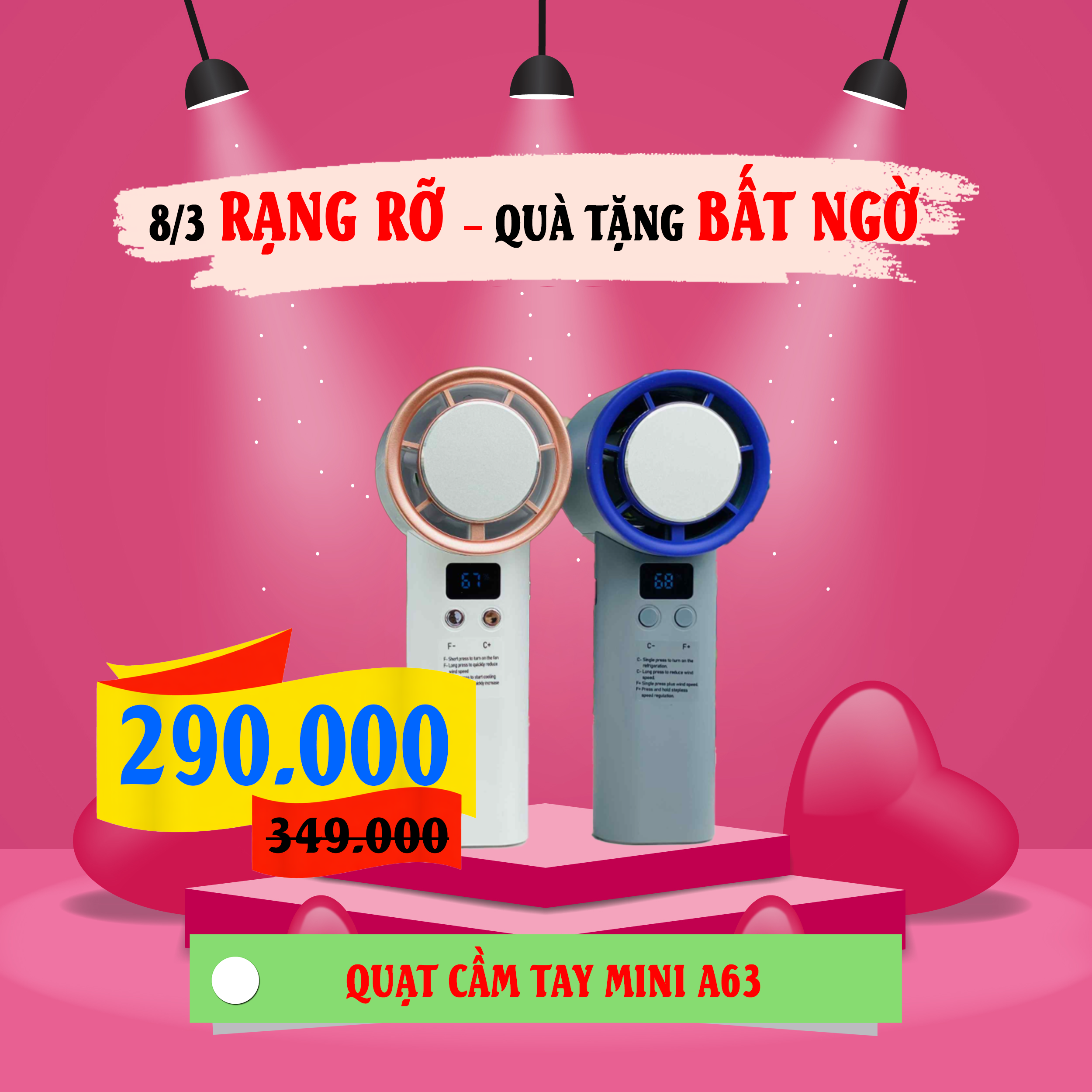 8-3 rạng rỡ - qu&agrave; tặng bất ngờ