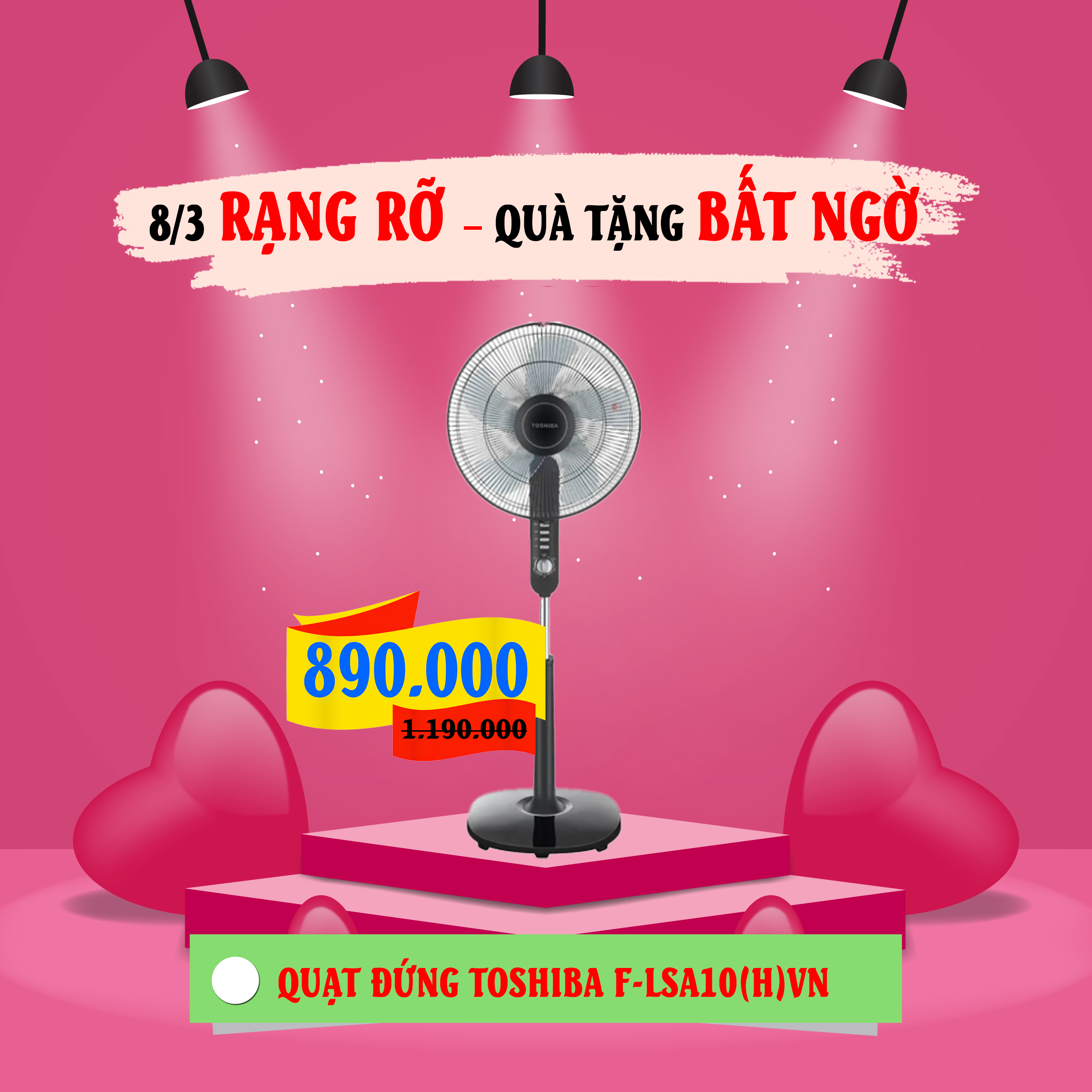 8-3 rạng rỡ - qu&agrave; tặng bất ngờ