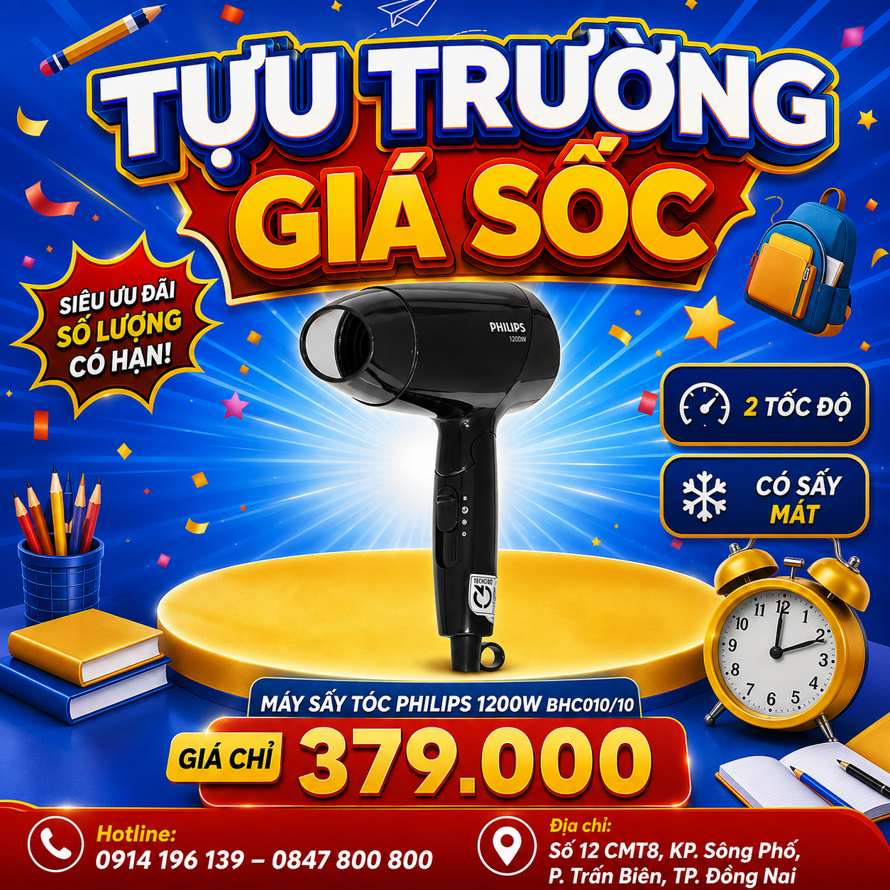 Tựu trường gi&aacute; sốc