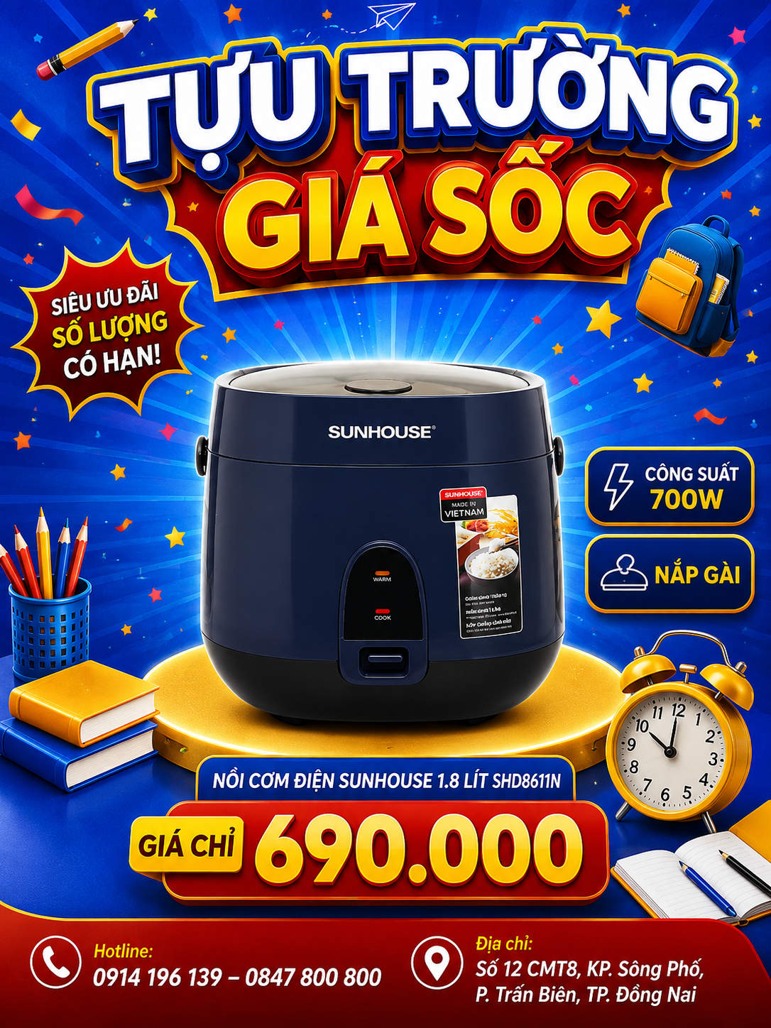 Tựu trường gi&aacute; sốc