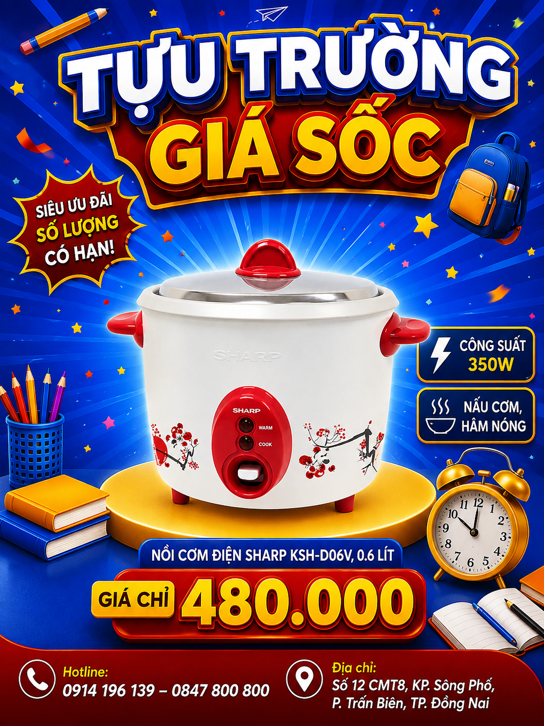 Tựu trường gi&aacute; sốc