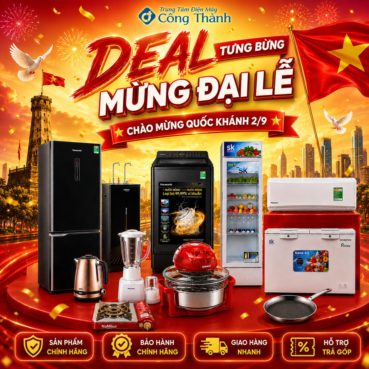 Deal tưng bừng - Mừng đại lễ 2/9