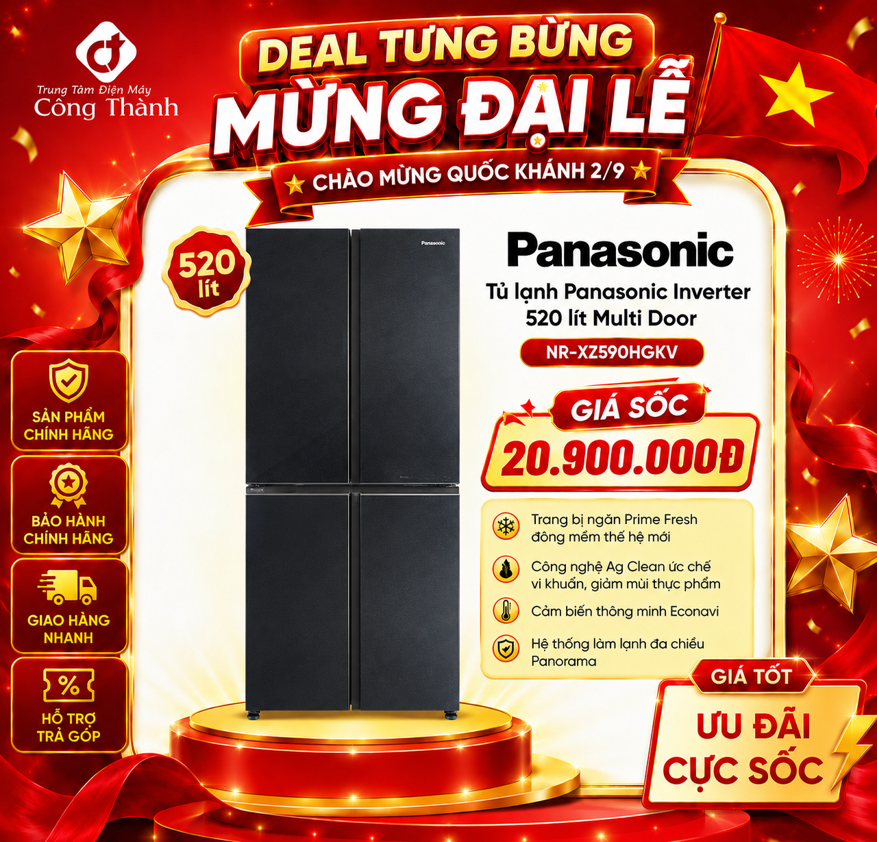Deal tưng bừng - Mừng đại lễ 2/9