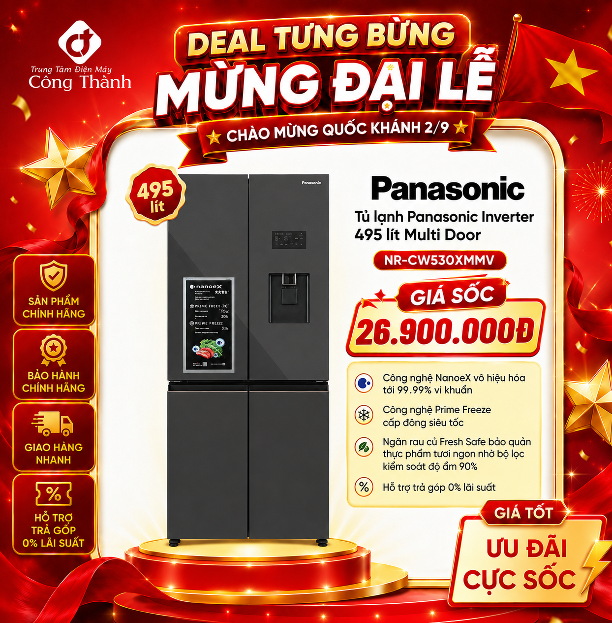 Deal tưng bừng - Mừng đại lễ 2/9