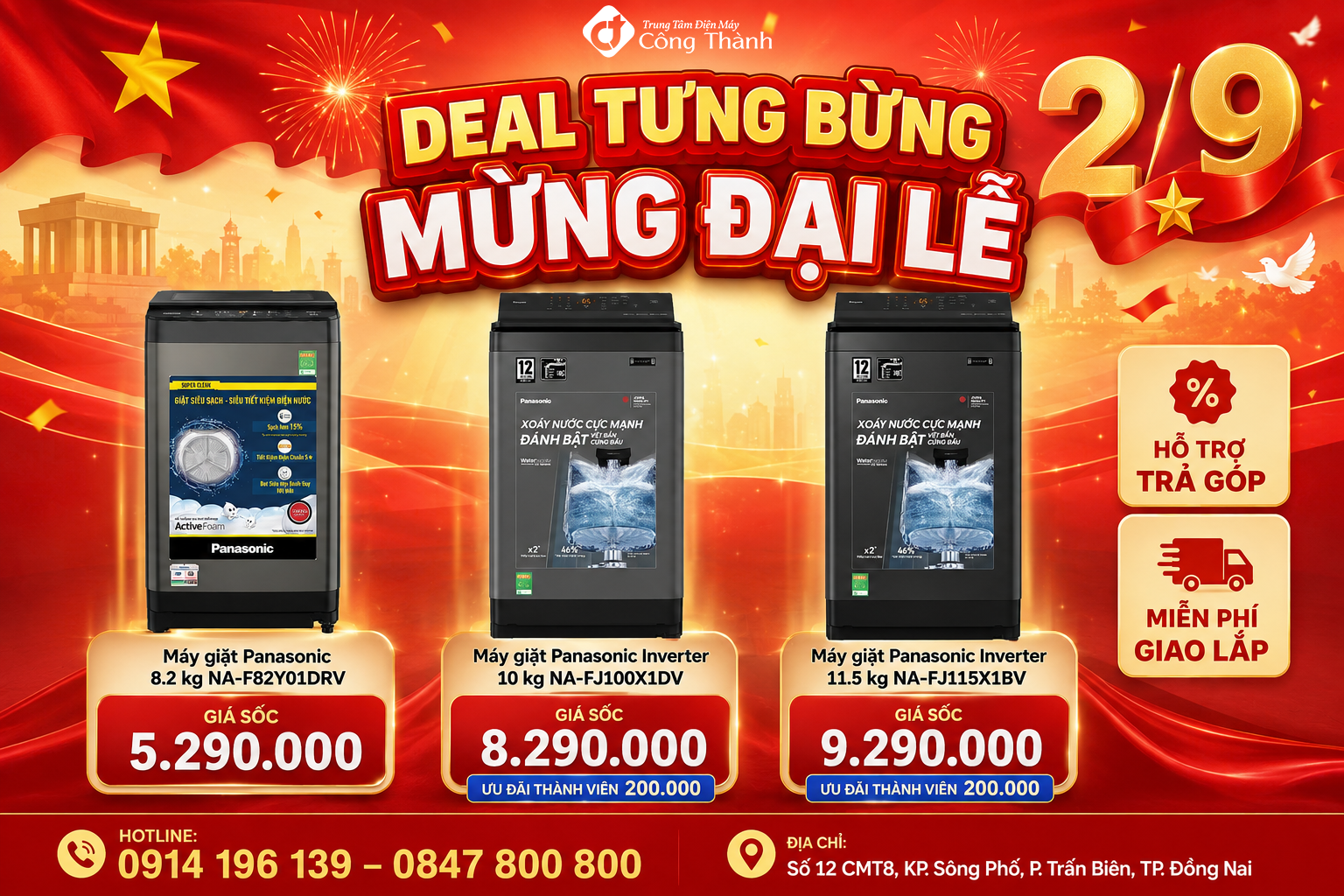 Deal tưng bừng - Mừng đại lễ 2/9