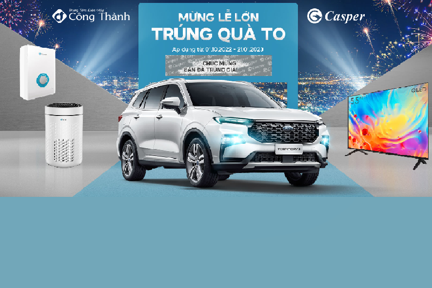 CTKM: Mua Tivi, Tủ Lạnh, Máy Lạnh Capser Nhận Ngay Xế Xịn