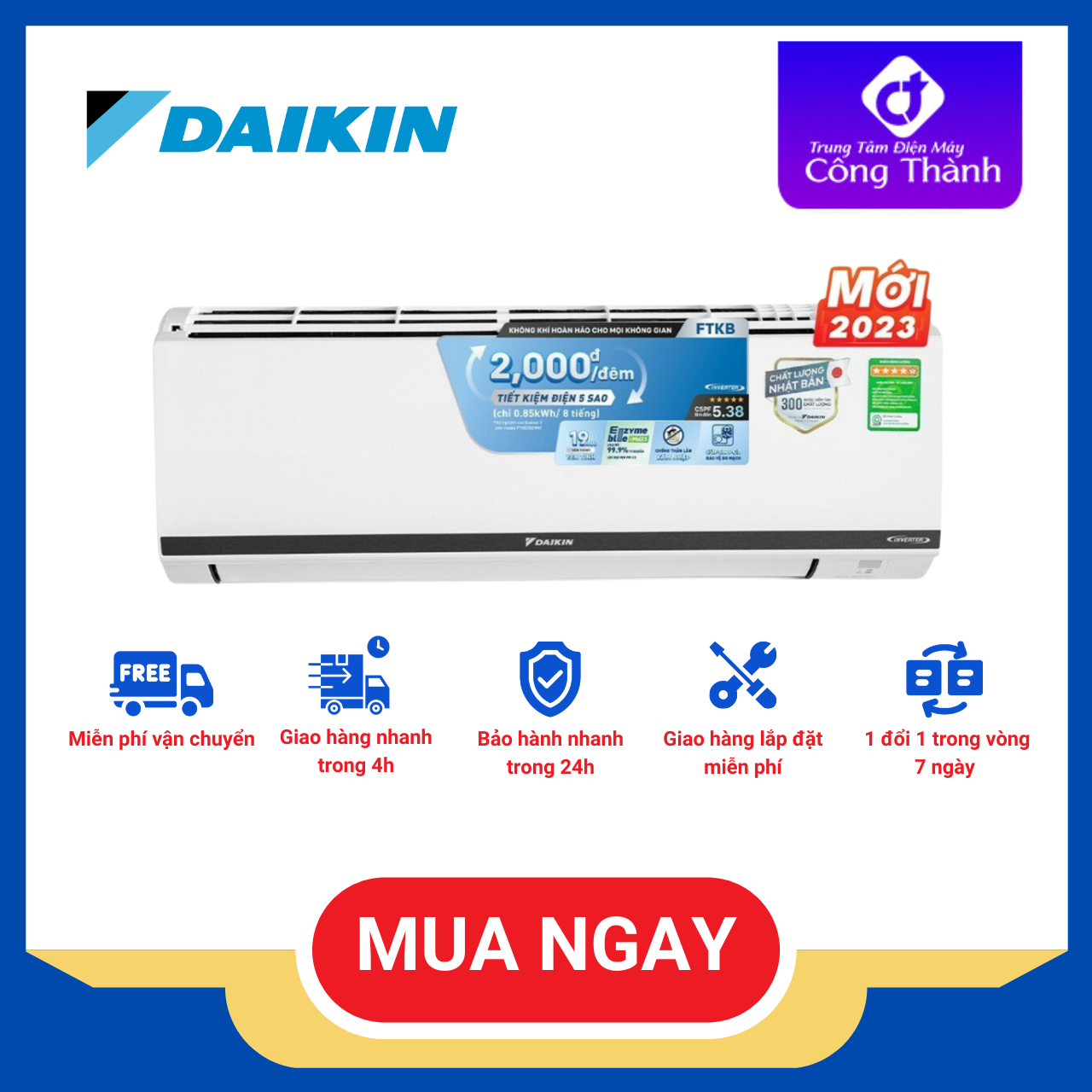 Top 3 máy lạnh đáng mua nhất hiện nay