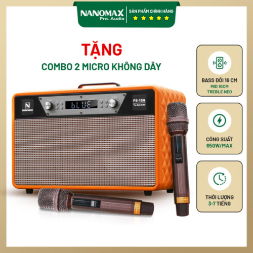 Loa di động xách tay Nanomax PS-16A